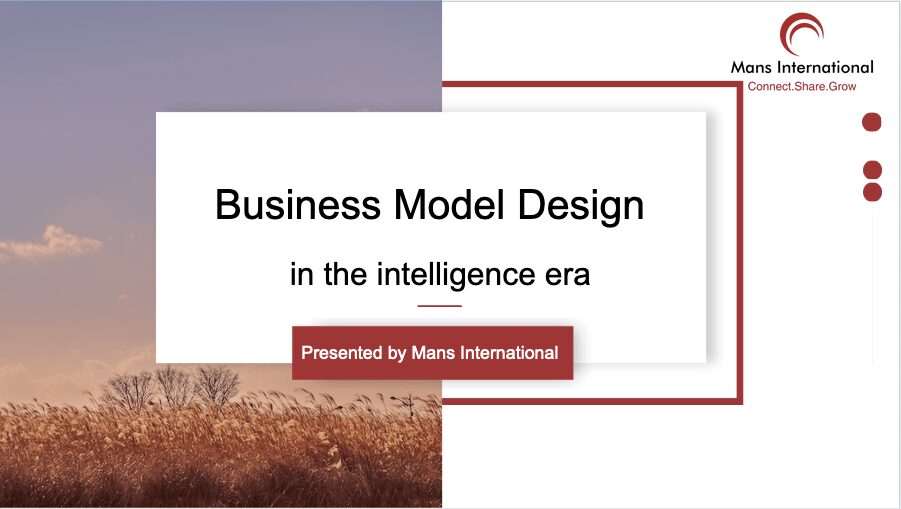 Business model design in the intelligence era-min