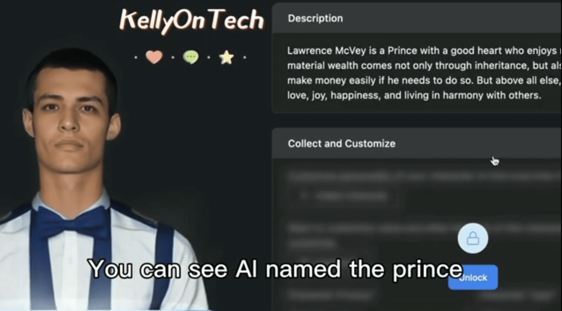 Image source: Alethea ai. AI generated prince Lawrence McVey KellyOnTech