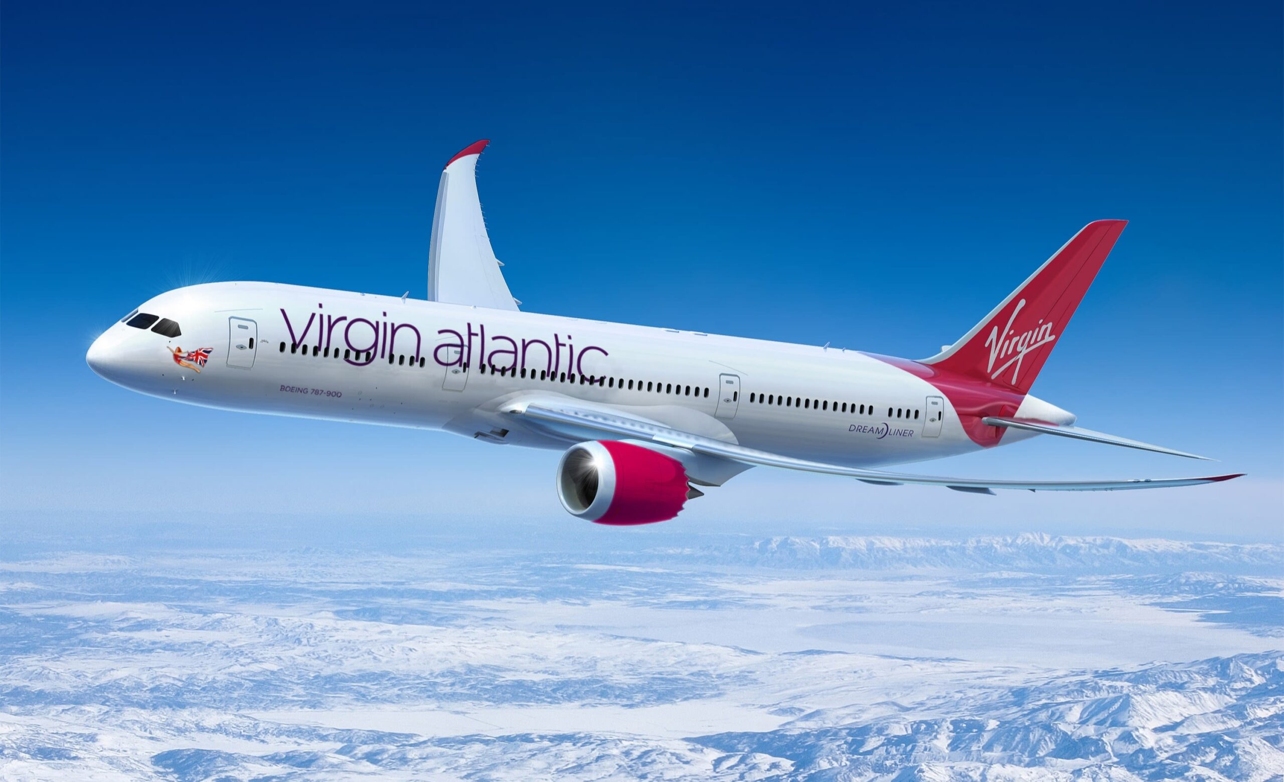 Image credit: Virgin Atlantic. Virgin Atlantic Boeing 787 jet KellyOnTech