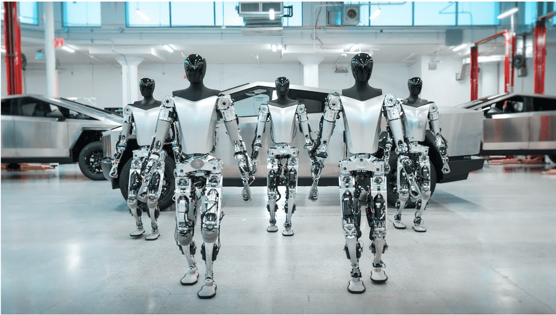 Image source: Tesla. Tesla Humanoid Robot KellyOnTech
