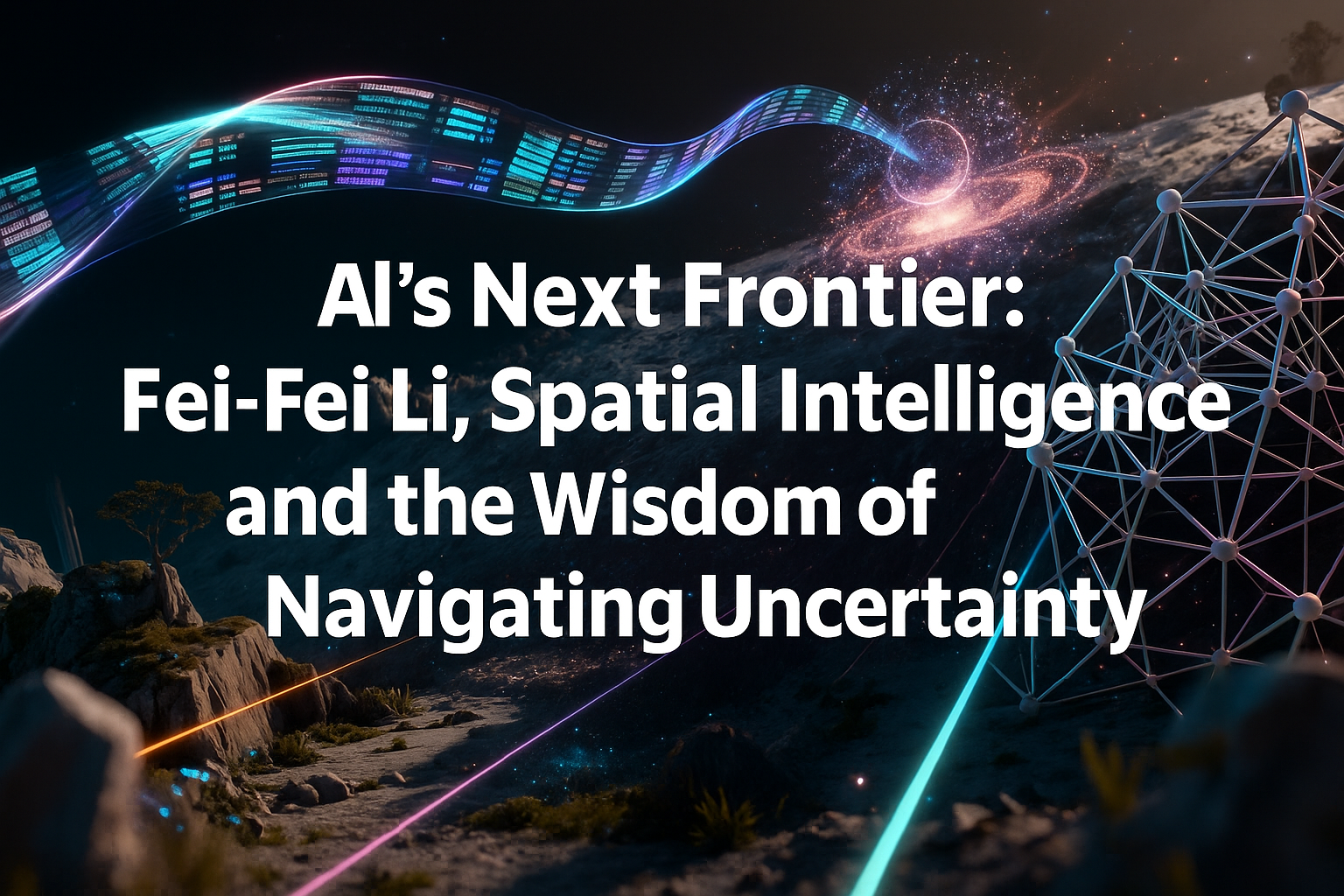 AI's Next Frontier: Fei-Fei Li, Spatial Intelligence, and the Wisdom of Navigating Uncertainty KellyOnTech