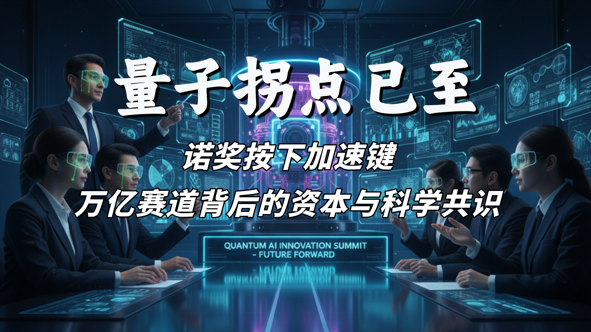 量子拐点已至：诺奖按下加速键，万亿赛道背后的资本与科学共识 KellyOnTech Mans International