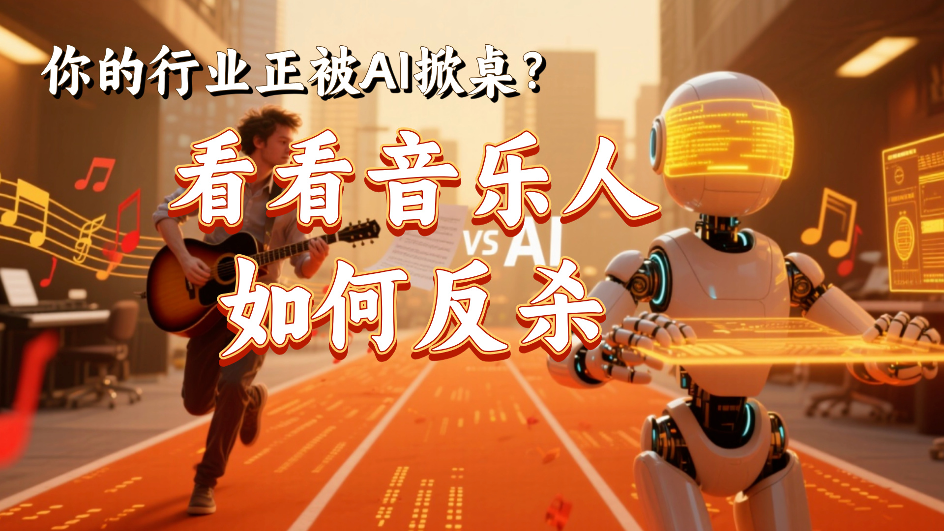 你的行业正被AI掀翻桌?学学音乐人的“反杀”思路 KellyOnTech Mans International