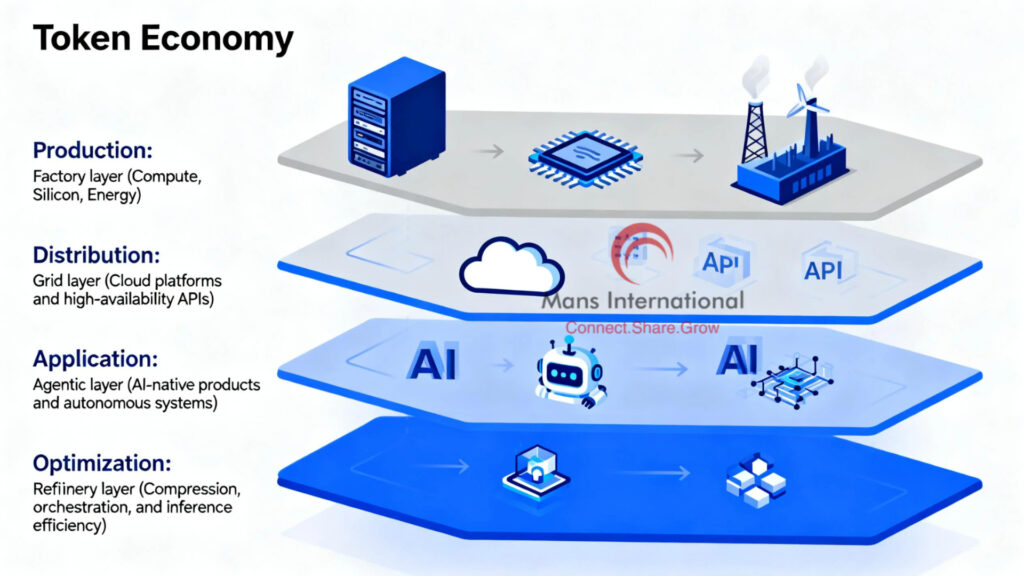 The Four Layers of Value Creation in the Token Economy Mans International KellyOnTech