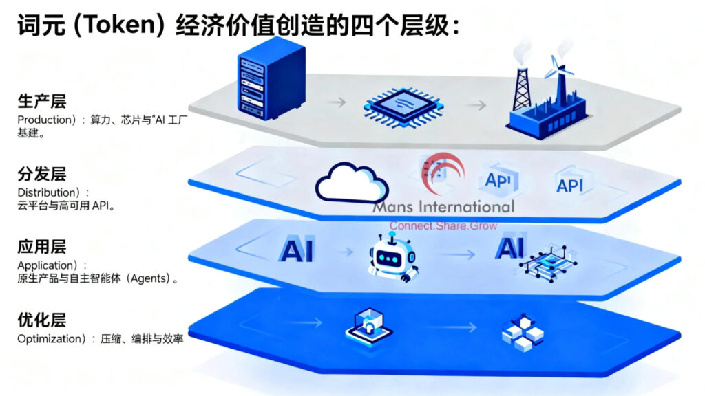 词元 Token 经济价值创造的四个层级 Mans International