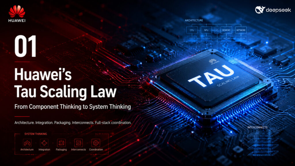 Huawei’s Tau Scaling Law: From Component Thinking to System Thinking Mans International