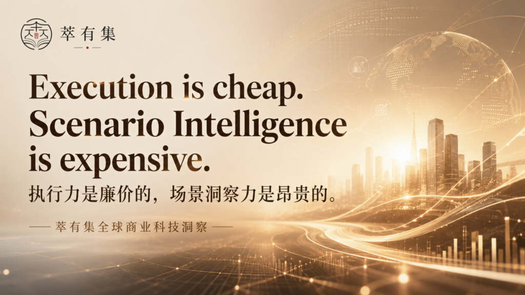 执行力是廉价的,场景洞察力是昂贵的。Mans International