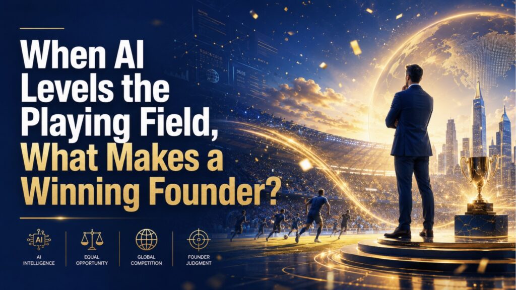 When AI Levels the Playing Field, What Still Makes a Winning Founder?