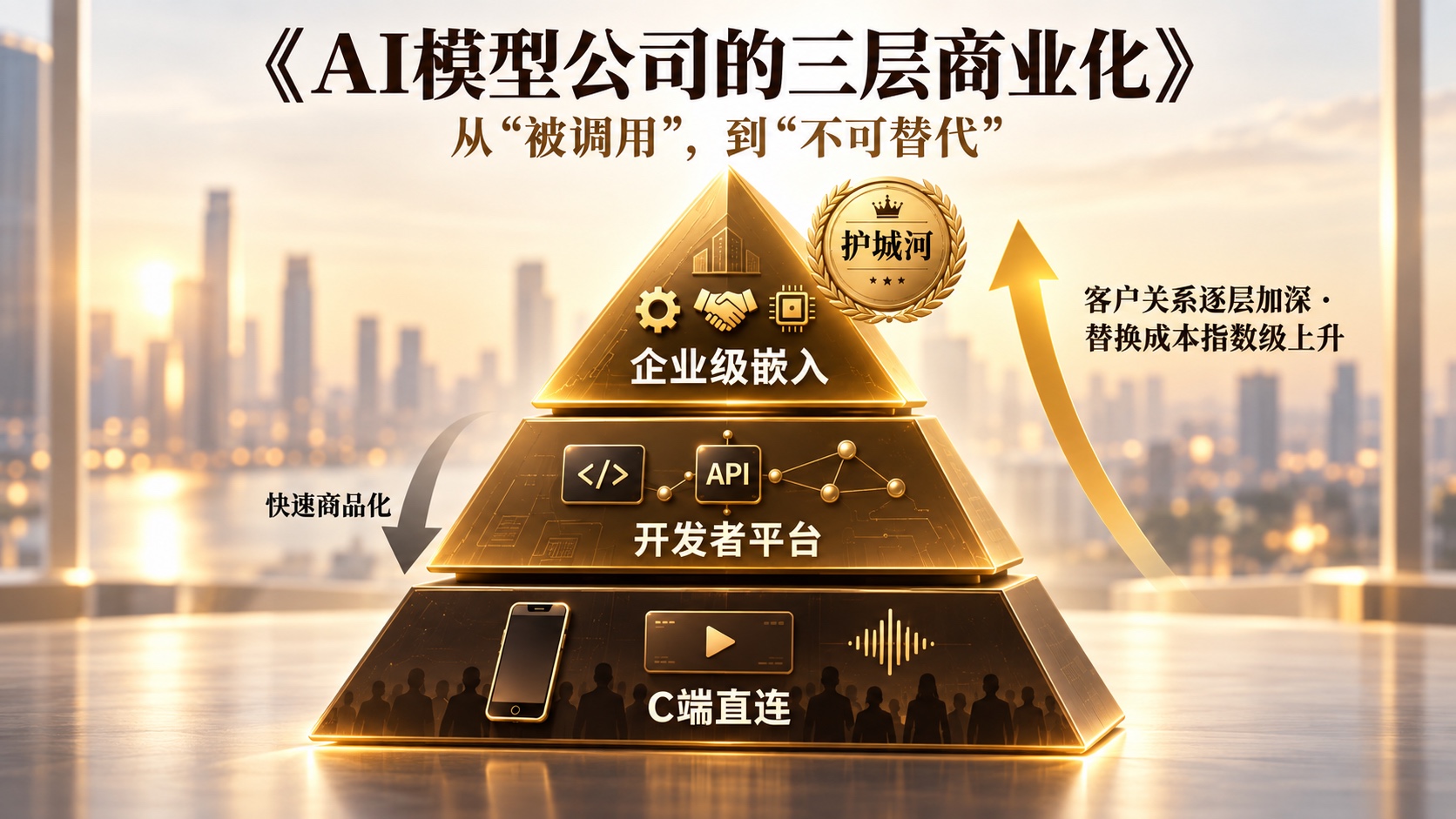 AI 模型公司的三层商业化 萃有集 Mans International