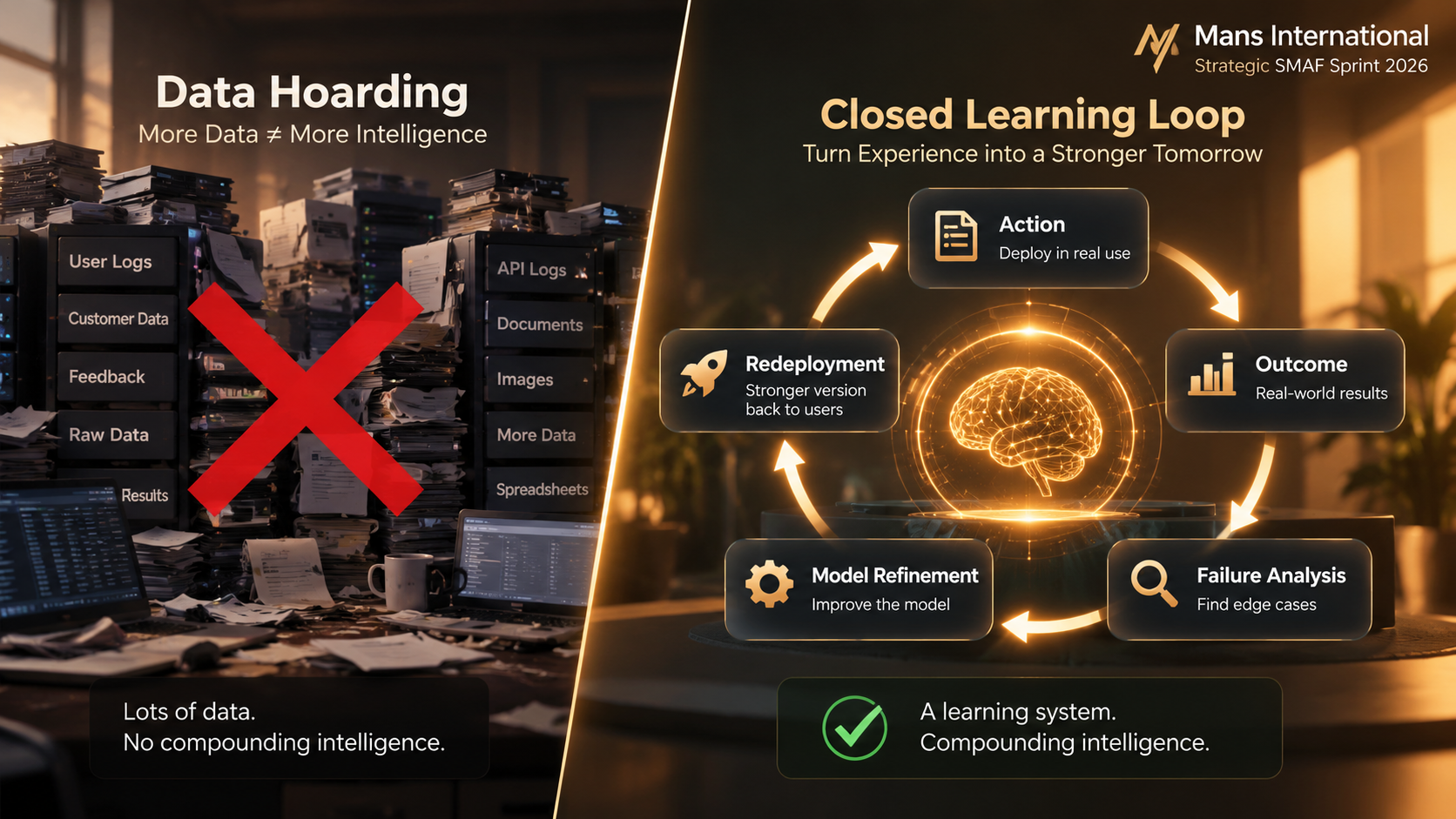 The Time Gap: From Usage to Compounding Intelligence Mans International